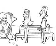 Coloriage Cartoon Mr Bean