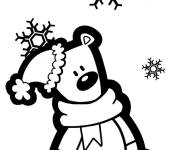 Coloriage L'ours en peluche de Mr Bean