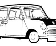 Coloriage La petite voiture de Mr Bean