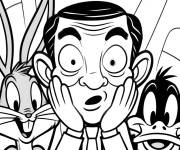 Coloriage Mr bean et Looney Tunes de dessin anim&eacute;