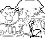 Coloriage Mr Bean pendant la f&ecirc;te