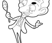 Coloriage et dessins gratuit Mr Bean pour enfants à imprimer