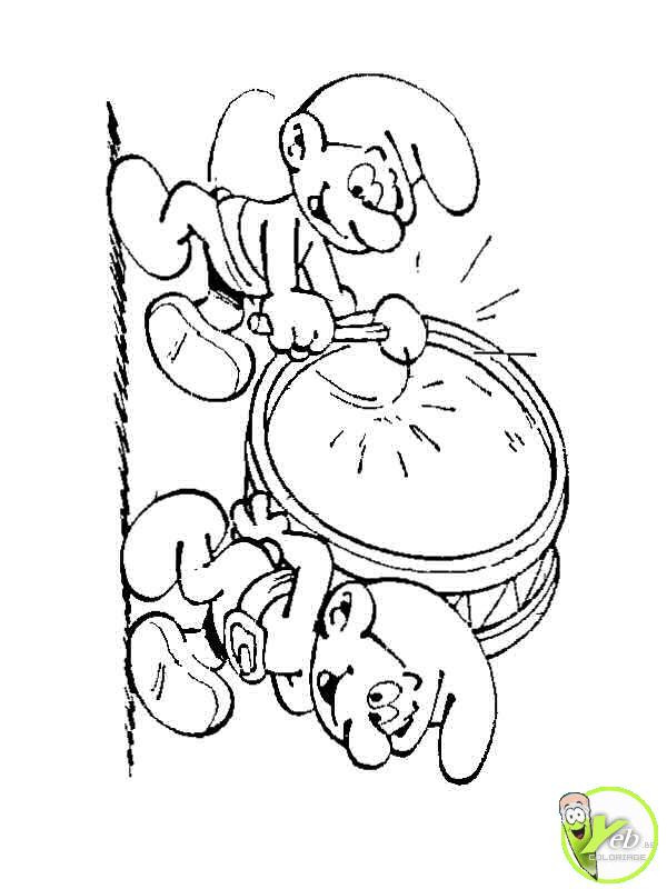 Coloriage Schtroumpf A Imprimer Gratuit