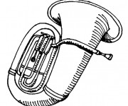 Coloriage Tuba
