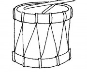 Coloriage Un tambour