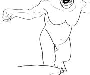 Coloriage La rage d'ogre