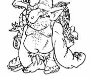Coloriage Ogre amusant