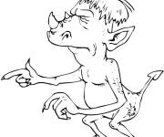 Coloriage Ogre aux griffes