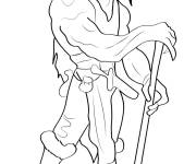 Coloriage Ogre debout
