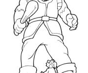 Coloriage Ogre g&eacute;ant avec une petite fille