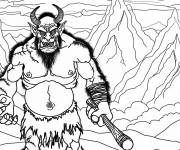 Coloriage Ogre mythique