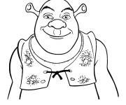 Coloriage Ogre Shrek de dessin anim&eacute;