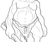 Coloriage Ogre sur ordinateur