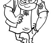 Coloriage Ogre sympathique