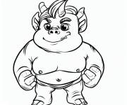 Coloriage Petit Ogre &agrave; t&eacute;l&eacute;charger