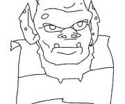 Coloriage Profile d'Ogre ps
