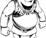 Coloriage Shrek l'ogre
