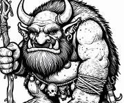 Coloriage Veille Ogre