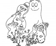 Coloriage et dessins gratuit Barbapapa à imprimer