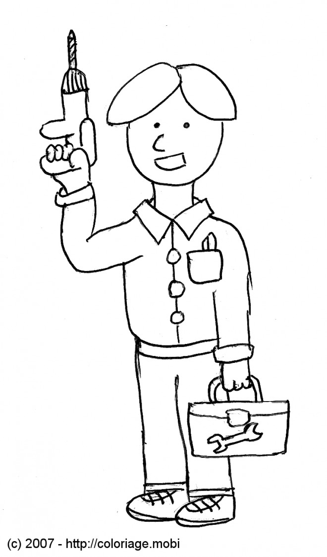 Coloriage Papa Et Sa Fille