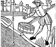 Coloriage P&ecirc;cheur Italien