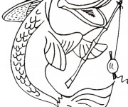 Coloriage Poisson pompier