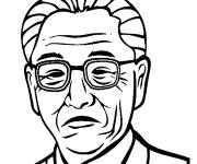 Coloriage Akio Morita