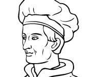 Coloriage Amerigo Vespucci