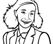 Coloriage Anne Frank