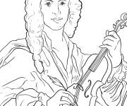 Coloriage Antonio Vivaldi