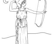 Coloriage Artemis facile