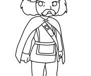 Coloriage Banquo facile
