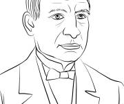 Coloriage Benito Ju&aacute;rez