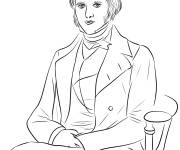 Coloriage Charles Darwin