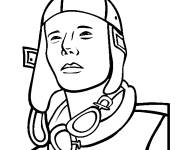 Coloriage Charles Lindbergh