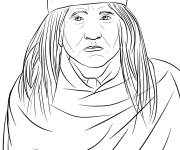 Coloriage Chef indien apache Geronimo