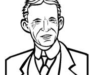 Coloriage Colorie Henry Ford