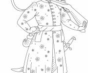 Coloriage Cosaque ukrainien