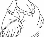 Coloriage Dame Gertrude