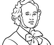 Coloriage Felix Mendelssohn