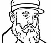 Coloriage Fidel Castro