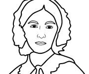 Coloriage Florence Nightingale