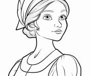 Coloriage Florence Nightingale La Dame &agrave; la lampe