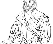 Coloriage Francis Drake