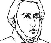Coloriage Fr&eacute;d&eacute;ric Chopin