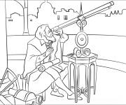 Coloriage Galileo Galilei