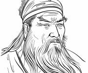 Coloriage Gengis Khan