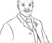 Coloriage George Crum