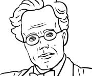 Coloriage Gustav Mahler