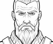 Coloriage Harald Fairhair roi de Norv&egrave;ge